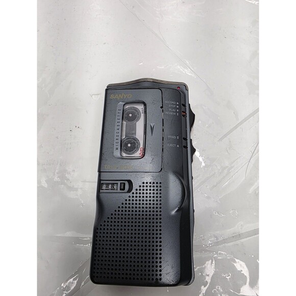 Vintage Sanyo TRC-5880 Handheld Cassette Voice Recorder Tape Included Working! - Picture 4 of 13
